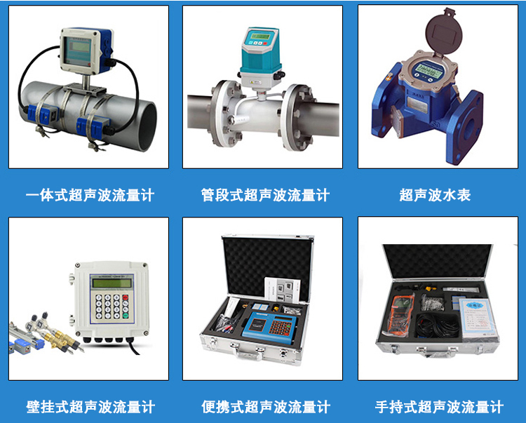 超声波水流量计产品分类图